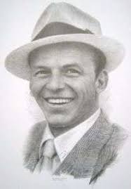 Frank Sinatra Pencil Drawing Print Jonathan Wood New Pencil Drawings Drawing Prints Frank Sinatra Art