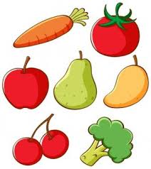 Download Set Of Different Fruits And Vegetables For Free In 2020 Different Fruits And Vegetables Different Fruits Fruits And Vegetables