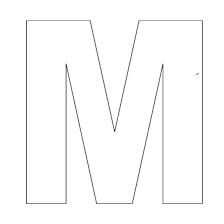 Printable templates for letter m alphabet crafts, tracers and ideas suitable for preschool and kindergarten kids. Letter M Banner Printable Novocom Top