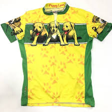 Primal Wear Puppy Love Cycling Jersey Size Large