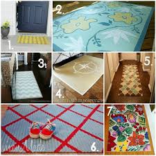 Rubber door mats are elegantly designed to match interior decor and can effectively trap various kinds of mess and assist to keep your floor organized. Ombre Painted Rubber Mat Pinterest Challenge Domestic Imperfection