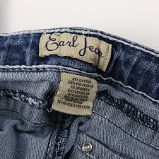 Earl Jean Embellished Low Rise Denim Jeans Women's Size 32 x 30