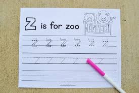 letter z tracing worksheets mary martha mama