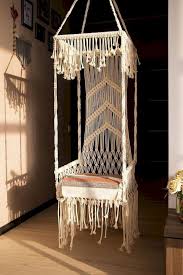 65 Lazy Day Backyard Hammock And Pergola Ideas For Relaxing Summer Macrame Furniture Macrame Chairs Macrame Swing