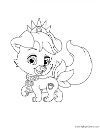 Five dogs in a funny dog coloring page. Pets Coloring Pages The Y Guide