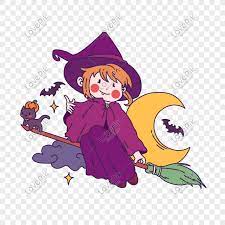 Cute halloween witch cartoon character royalty free vector. Halloween Witch Cartoon Character Illustration Png Image Picture Free Download 611364952 Lovepik Com