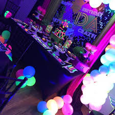 White cabinets and a desk add a refreshing look. Glow Party Photo Backdrop Glow Background Neon Glow Etsy In 2021 Glow Stick Party Glow Party Party Photo Backdrop