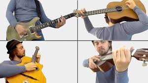 Take it, put it on your lap and play away. Musician Demonstrates 16 Ways To Hold A Guitar
