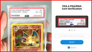 The service has been solid for many years now but has faced some controversy as of late, although it is still a good option for grading you can rely on. How To Verify A Psa Graded Card Psa Authentic Cert Verification Youtube