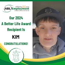 This year the Award (and the $1000 cheque!) goes to Kim from Hamilton, ON.  Kim really makes a difference in the lives of her team mates, and is a  great example of