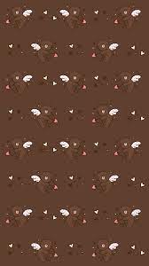 1340 coklat clipart gratis domain publik vektor. Pin Oleh Baby M Di Bg Wallpaper Pattern Beruang Coklat Wallpaper Ponsel Wallpaper Lucu