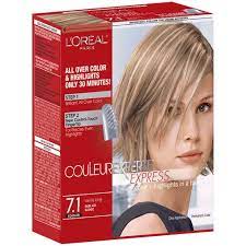 Couleur Experte 7 1 Vanilla Icing Walmart Com At Home Hair Color Hair Color Colored Highlights