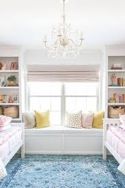 How To Build Built In Bookcases And Window Seat Shades Of Blue Interiors Measure and mark the halfway point, which is where the fixed shelf will go.