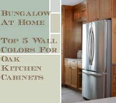 5 top wall colors for kitchens with oak