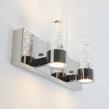 Elan izza bath bar izza led bath bar chrome indoor lighting bathroom fixtures bath bar build, inc. Artika Essence 15 9 In Chrome Led Vanity Light Bar With Bubble Glass New Open Box Walmart Com Walmart Com