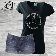 Mercedes Benz Inspired Rhinestone T Shirt Or Hot Fix Crystal Design Mercedes T Shirt Mercedes Gift Https Arhinest Shirts Biker T Shirts Crystal Design