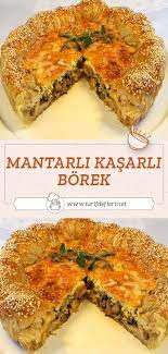 borek tarifleri panosundaki pin