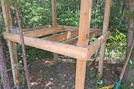 Getting ready for deer season here in south alabama!preciate y'all! How To Build Elevated Deer Blinds On A Budget