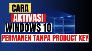 List of windows 10 serial keys to activate windows 10 permanently for free windows 10 serial product keys work for all versions of windows 10. Cara Aktivasi Windows 10 Pro Permanen Tanpa Product Key Youtube