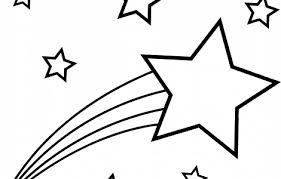 Cool Drawings Of Shooting Stars Nail Art Tattoo Star Coloring Pages Star Outline Shooting Star Drawing