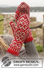 Free knitting patterns including knit sweaters, scarfs, hats, mittens, afghans, blankets, children and baby clothes and more. Winter Rose Gloves Drops 150 3 Free Knitting Patterns By Drops Design