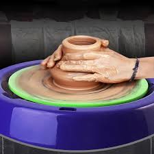 Throwing pottery (what it's called when you use a wheel), is an art that allows you to make virtually any size or shape of pottery once you get the hang of it. Children Diy Pottery Wheel Pottery Studio Craft Kit Artist Studio Ceramic Machine With Clay Educational Toy For Kids Beginners Craft Toys Aliexpress