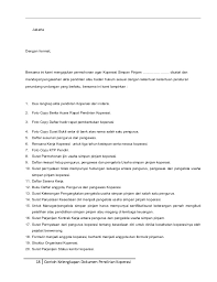 Contoh Kelengkapan Dokumen Untuk Pendirian Koperasi