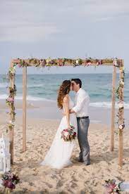 Sunshine Coast Beach Elopement Inspiration From Little Owl Events Ale Kim Photography Romantic Beach Wedding Beach Elopement Wedding Beach Ceremony