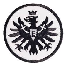 Ideal für hütze mützen oder zum festlichen dekorieren deines sakkos. Eintracht Frankfurt Patch Logo Schwarz 5 Cm Aufnaher Aufbugler Sge L New Fancorner