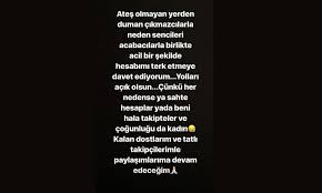 Adete hiç var olmamış gibi anılarını da iddiaları da siliyorlar. Ask Iddialari Ile Gundemde Olan Ozge Ulusoy Ates Olmayan Yerden Duman Cikmaz Tele1