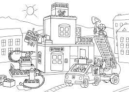 Some lego® sets contain small parts that are not suitable for and may pose a hazard to children under 3 years of age. Lego City Coloring Pages Free Printable Coloring Pages
