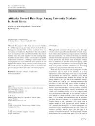 We did not find results for: Pdf Attitudes Toward Date Rape Among University Students In South Korea