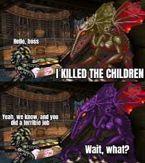 Purple guy and fnaf memes 2020 (tiktok meme compilation). Lucas Duran On Twitter Purple Guy Meme Jpg ãƒ¡ãƒˆãƒ­ã‚¤ãƒ‰ Ridley Zebesian Fnaf Metroid Metroidmemes Memetroid Nintendo