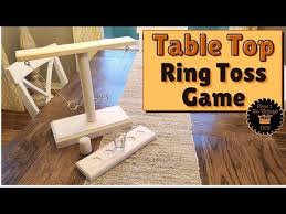 You have ten throws per round and each time you hook the ring you get 1 point. Diy Table Top Hook And Ring Game Tutorial Maker