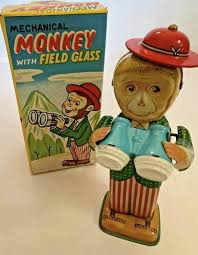 Marx "tidy Tim" Tin Lithograph Wind Up Toy.