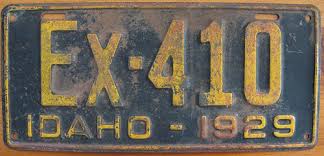 Image result for Federal Yellow 1956 Idaho State of
