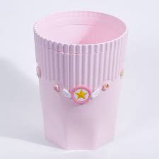 10l round shape trash can plastic wastebin garbage can waste container… Creative Pink Waste Bin Anime Card Captor Sakura Plastic Trash Can Kawaii Cartoon Home Office Desktop Garbage Storage Basket New Waste Bins Aliexpress