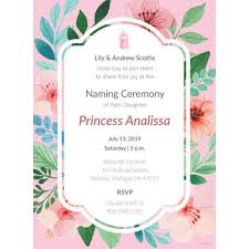 Babies are adorable in a way that is often hard to describe. 37 Naming Ceremony Invitations Psd Ai Free Premium Templates