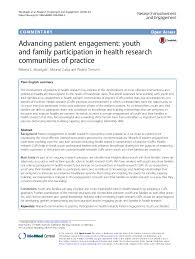 An official website of the united states government a member of the family includes any spouse, ancestors, children, grandchildren. Pdf Advancing Patient Engagement Youth And Family Participation In Health Research Communities Of Practice Melanie Zurba Academia Edu