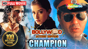 Champion {HD} - Sunny Deol - Manisha Koirala - Superhit Hindi Movie - (With  Eng Subtitles)