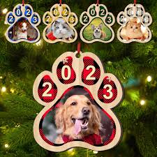 Personalisierter Weihnachtsschmuck für Hunde