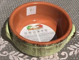 French/italian bread program for use with delay start timer, but must be present to shape bread and add sesame seeds. De Silva Italy Handle Soup Bowl 5 3 Inch Terracotta Casserole Pottery Bakeware Ebay