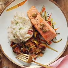 Salmon In Parchment With Olive Butter Recipe Fish Fillet Recipe Cooking Salmon Fillet Pureed Food Recipes