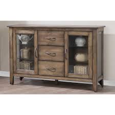 glass doors and felt lined drawers