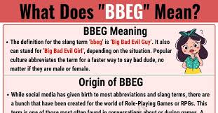 Bbeg Meaning What Does Bbeg Mean And Stand For 7 E S L Meant To Be Text Abbreviations Improve Your English