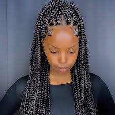Maybe you would like to learn more about one of these? The Hair Kulture On Instagram These Knotless Braids Look Perfect Ki Braided Hairstyles Girls Hairstyles Braids Box Braids Hairstyles For Black Women