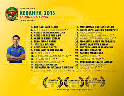 Senarai rasmi pemain sri pahang fc 2021 liga super|musim perpindahan pemain untuk fasa pertama bakal dibuka pada 29 november 2019 sehingga 20 februari 2020 bagi kancah liga super malaysia 2021. Senarai Pemain Bola Sepak Kedah Fa 2016 2017