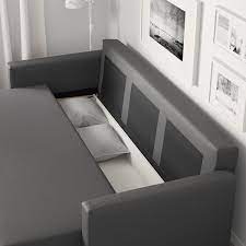 Bounce back with a good night's sleep. Friheten Three Seat Sofa Bed Skiftebo Dark Grey Ikea