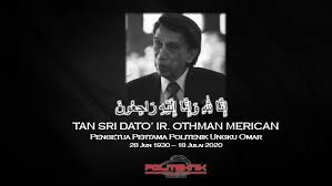 Deputy prime minister datuk seri dr ahmad zahid hamidi's press secretary, datuk fadzlette othman merican idris merican, was the conferment of the rank was conducted by ahmad zahid and army chief general tan sri zulkiple kassim at the perdana putra building here today. Ungku Omar Poly On Twitter Seluruh Warga Politeknik Ungku Omar Merakamkan Ucapan Takziah Kepada Keluarga Allahyarham Tan Sri Dato Ir Othman Merican Semoga Arwah Dicucuri Rahmat Dan Ditempatkan Dalam Kalangan Orang Beriman