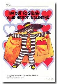Vintage Mcdonalds Valentine Cards Thoughts Obsessions More Obsessions Vintage Valentine Cards Valentines Cards Vintage Valentines